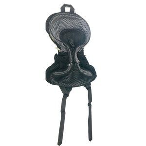 Eastsport Black Mesh Front Elasticized Backpack